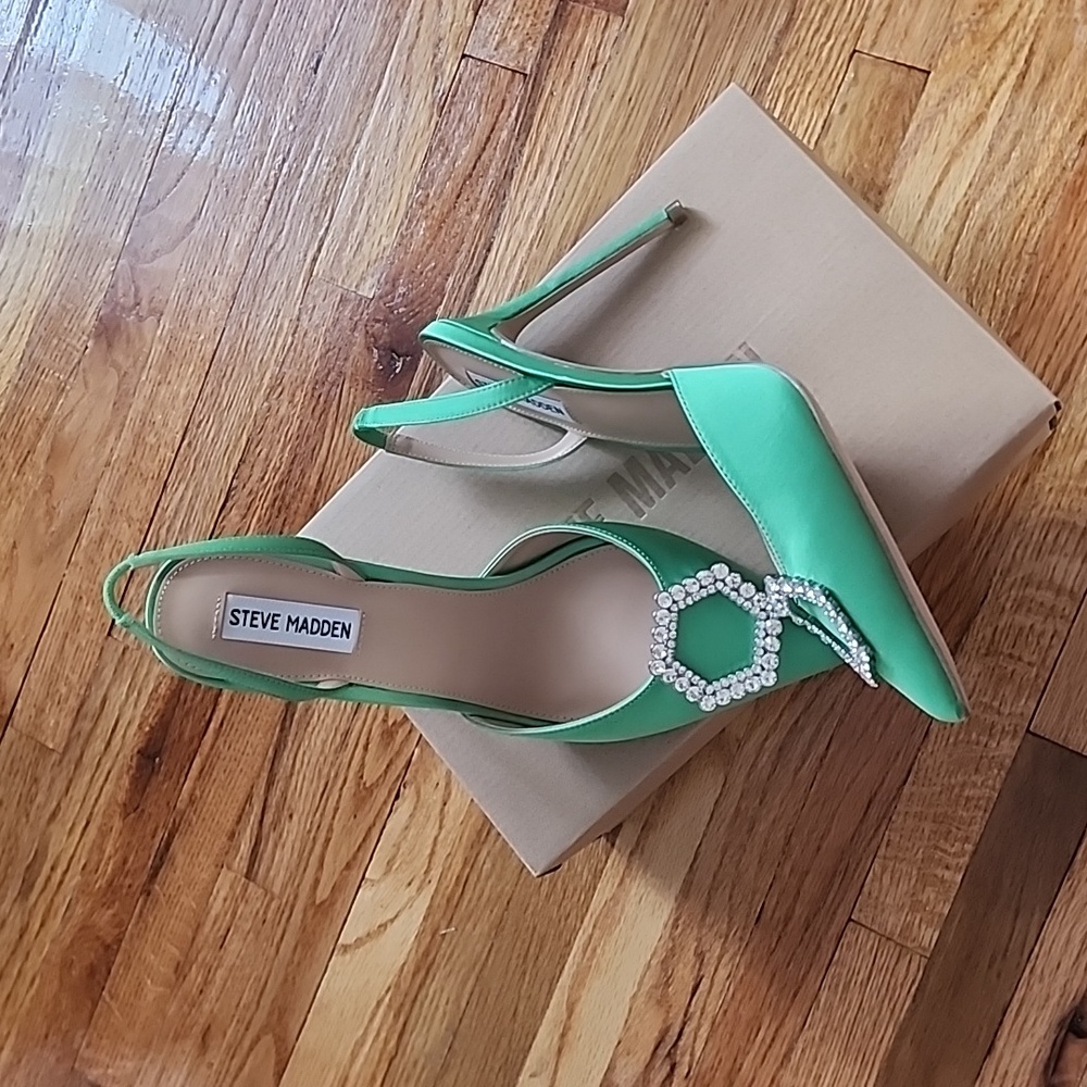 Steve Madden slingback shoes.